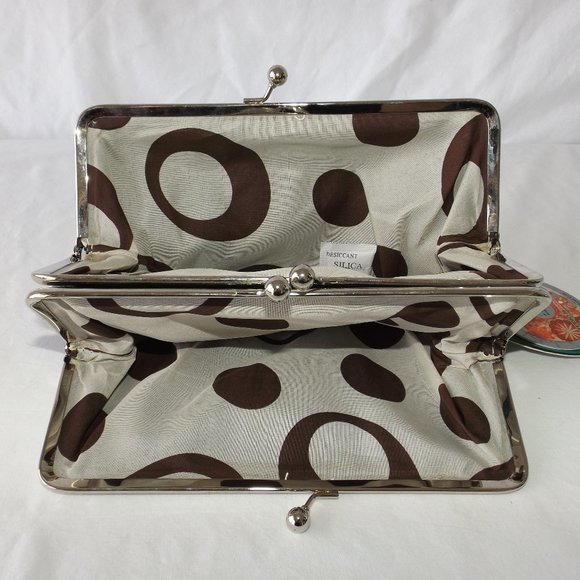 Studio 36 Green Patent Leather Clutch Wallet, New With Tags! - Picture 8 of 12